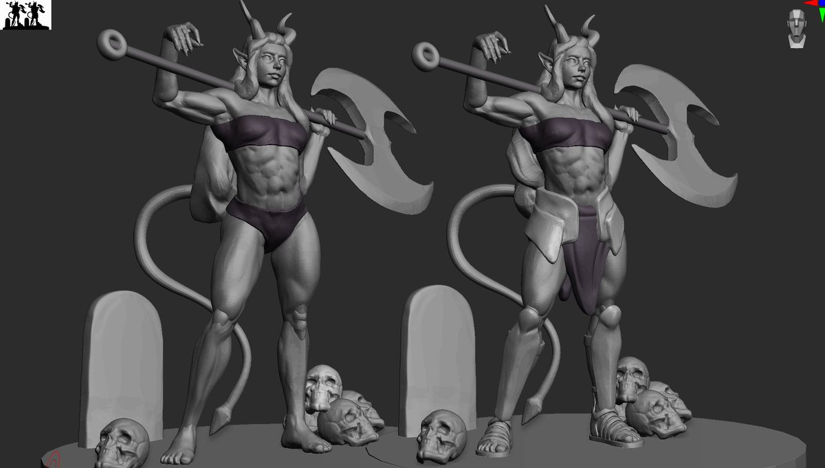 RuinedEraser's tweet photo. Adding random cloth and armor. Idk how I feel about it. https://t.co/D1gJbJtIVk