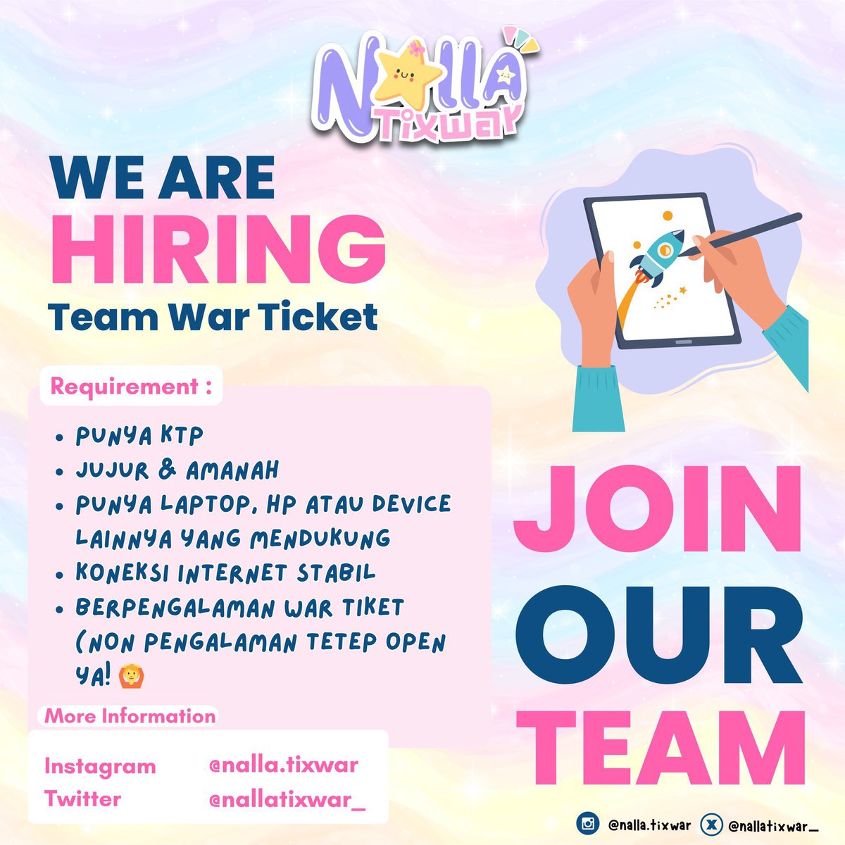 nalla ✮ ticketing service tweet media