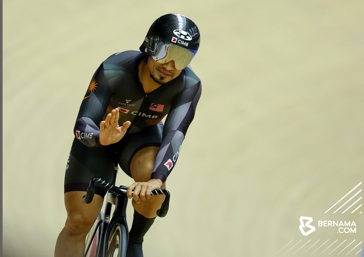 bernamadotcom's tweet photo. [Terkini] Piala Dunia Berbasikal Trek 2026: Azizulhasni Awang raih gangsa acara pecut individu lelaki

#BernamaImages
#Azizulhasni
#Gangsa
#PialaDuniaBerbasikalTrek2026 https://t.co/WomrGMSKc2