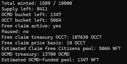 CAONHTAN1's tweet image. OnChain Citizens by @btcheir 
Check freemint 2 per wallet for pool 1k3 nft left and 1 per wallet for pool 5k nft
I only mint free
Dyor~ 
#NFT #ETH #OnChainCitizens
