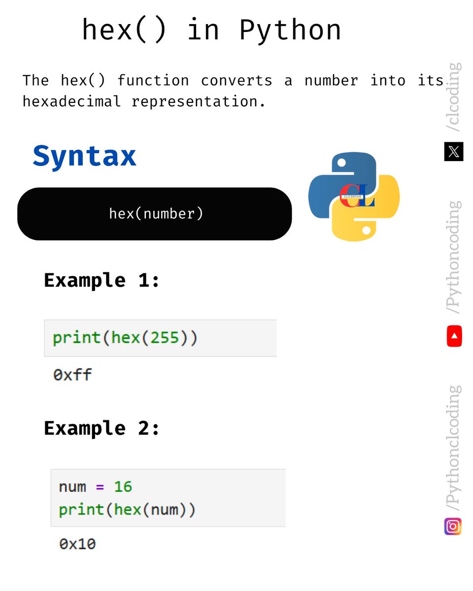 Python Coding tweet media