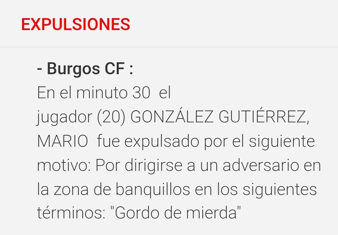 MrAsubio's tweet image. 🙄 Mario Glez a Álvaro Ferllo en el #Burgos #Dépor, saliendo de su banquillo para dirigirse a un rival diciendo:

❌️ "Gord⁰ de mierda".