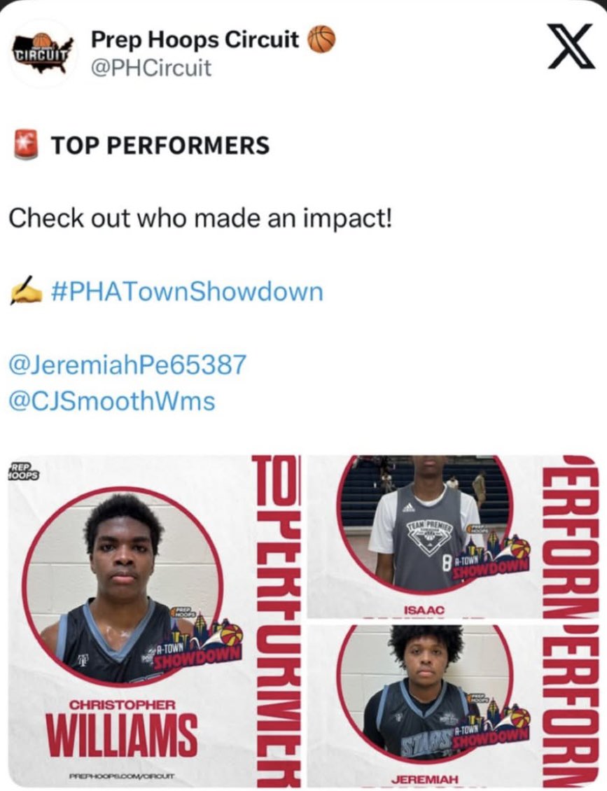 Christopher Williams Jr. “CJ Smooth” tweet media