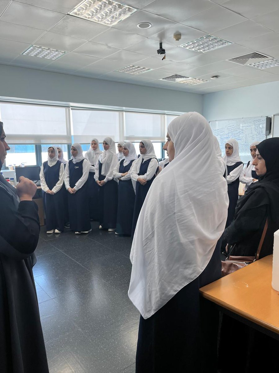 IMCOofficial's tweet photo. IMCO welcomed 30 students from Nafeesah bint Al Hassan Secondary School - Saham. The visit began with an overview of the University, followed by an introduction to academic programs and facilities. Students then enjoyed a guided campus tour, exploring simulators &amp; learning spaces https://t.co/QhXlWbTlAB