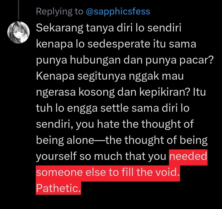 Marchatery's tweet photo. @sapphicsfess Mikir aja lah dikit. https://t.co/N4XpSmo8lD