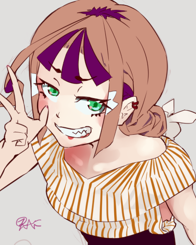 Righgi's tweet photo. キャラデザ苦手奴による苦手と向かい合うためのキャラデザ
（もうちょいブラッシュアップしたい） https://t.co/Jfm1N5cxxV