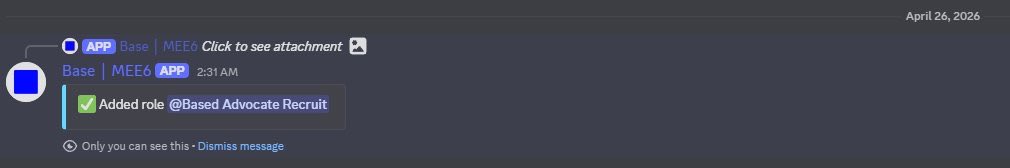 BigAbdulWeb3's tweet image. Update on @base possible airdrop 🪂

Claim “based Advocate recruit” role.

- join discord: discord.gg/buildonbase
- navigate to the “browser channels”
- search  #advocate-info
- claim your role