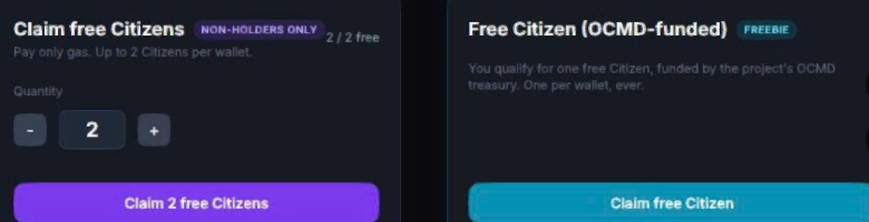CAONHTAN1's tweet image. OnChain Citizens by @btcheir 
Check freemint 2 per wallet for pool 1k3 nft left and 1 per wallet for pool 5k nft
I only mint free
Dyor~ 
#NFT #ETH #OnChainCitizens