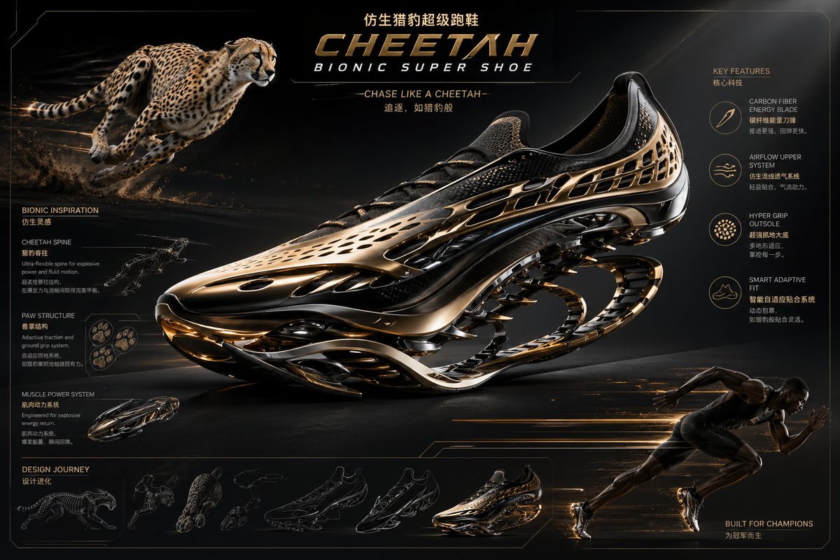 Futuristic Bionic Super Shoe