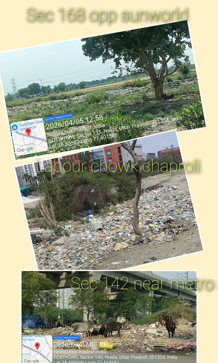 Sector168Noida's tweet image. @noida_authority is kudey ko jo tasveer mei dikh raha hai lagbhag 20 din se photo vdo geo tag sajha karne k baad bhi koi jameeni taur par koi thos kadam nahi uthaya gaya..kripya sangyan ley @Sector168Noida @InduPrakashPCS @CPCB_OFFICIAL @CeoNoida @uppcbofficial #noida #green