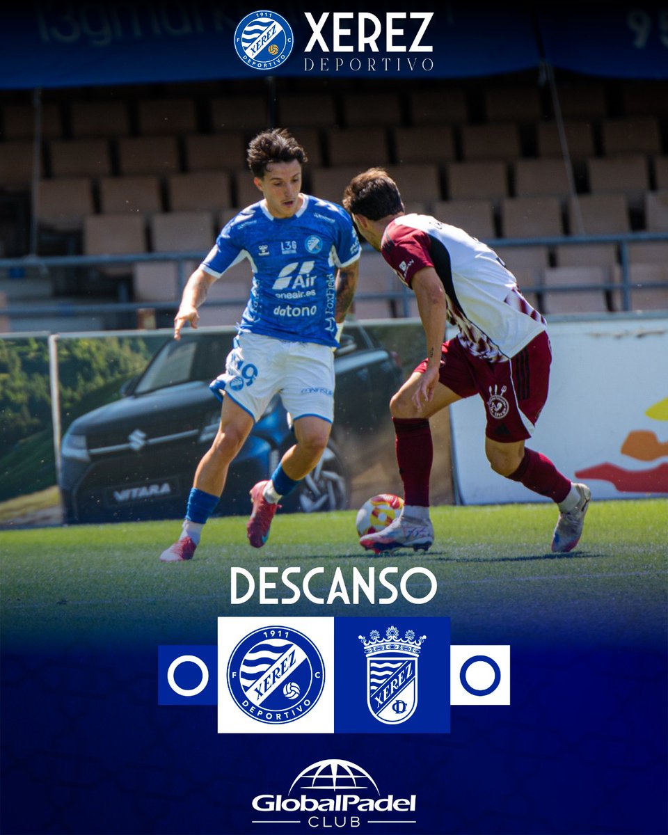 XerezDFC's tweet photo. 🏟️⌚️0️⃣-0⃣| Descanso (45’)

📻https://t.co/0kagI5U3nI
📺 https://t.co/7svjqLTDW8

🤝 @ClubGlobalPadel 

#XerezDeportivoXerezCD https://t.co/sGzGWN1CcS