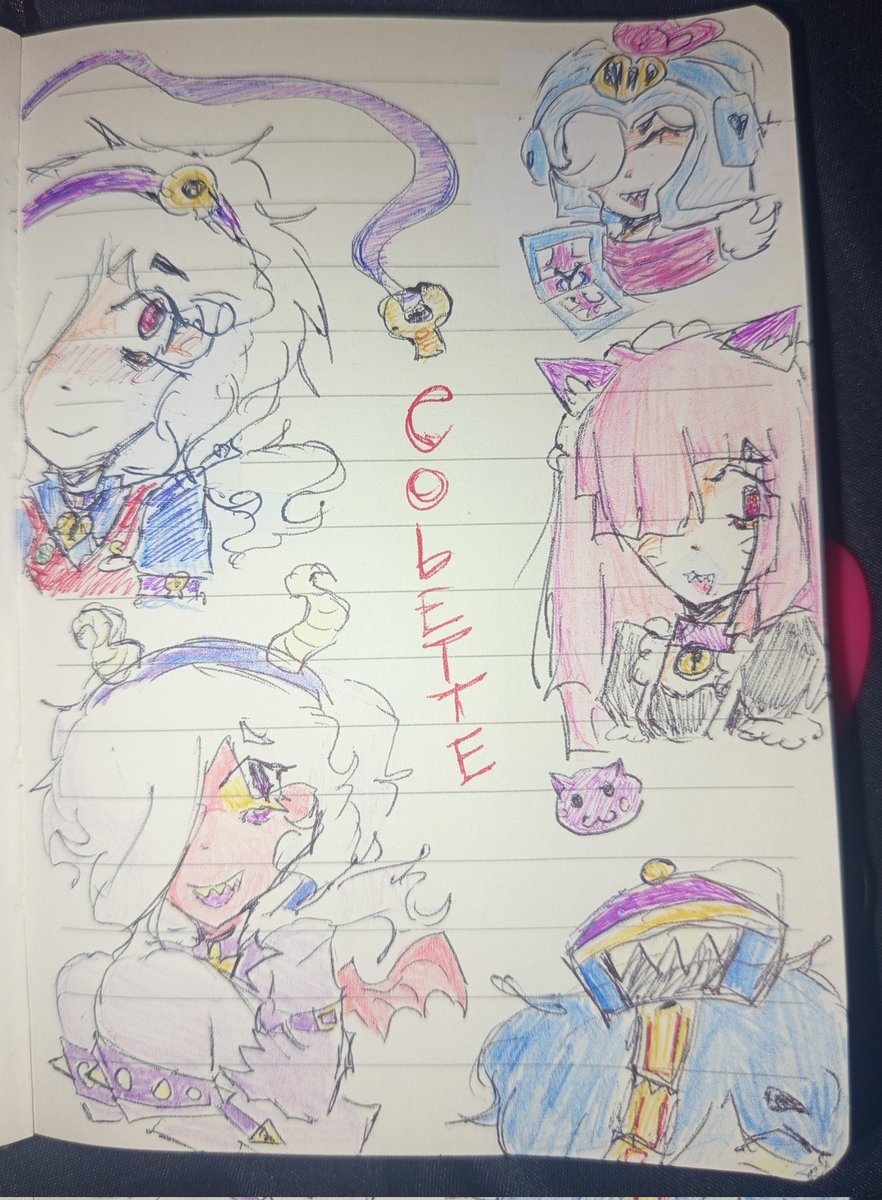 cole art dump #brawlstars #colette #brawlstarscolette #art