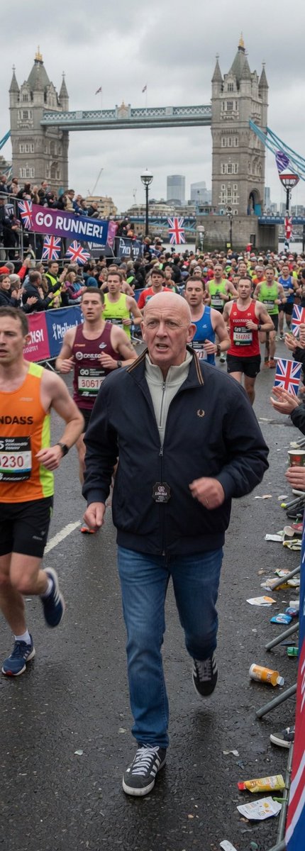 MKTarntyke's tweet photo. @reginaldub doing London marathon before he heads off to Leeds game
🏃 https://t.co/Rq6HJwe0Vr