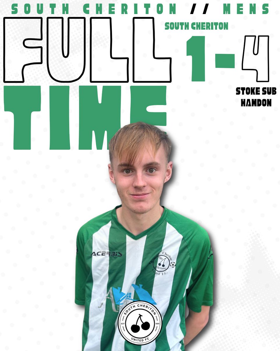 🍒 FULL-TIME 🍒

A far closer game than the score line would suggest. We conceded two early and get one back through Sam Smith before half-time. 

The game stayed this way for the majority of the second half, with chances that could’ve gone either way.

One game to go 🍒