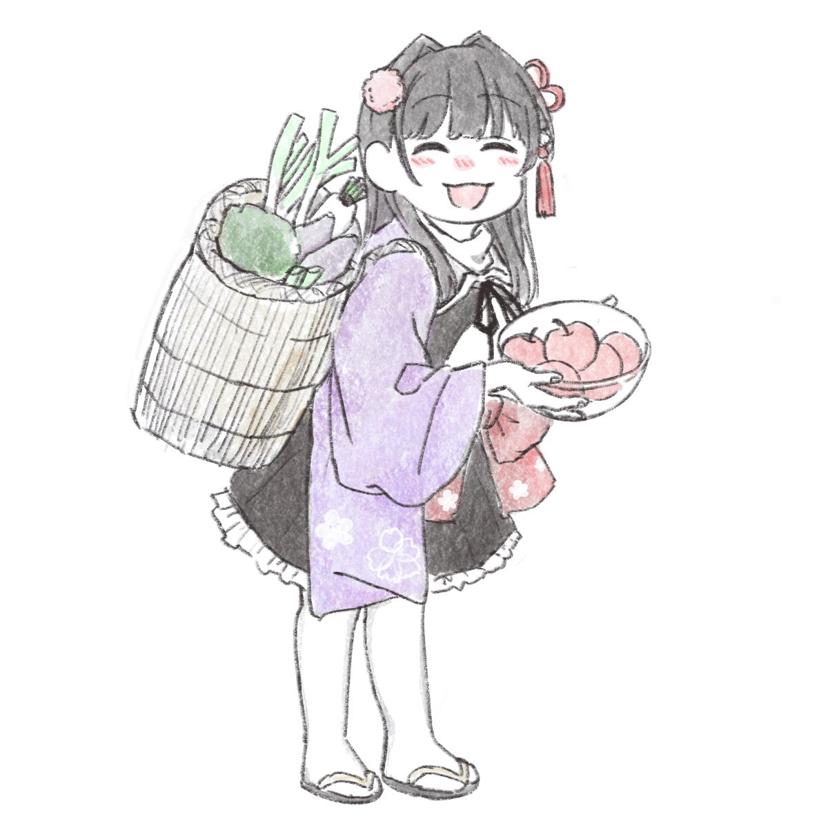 日本昔話みたい！って思っちゃった絆奈
可愛かった