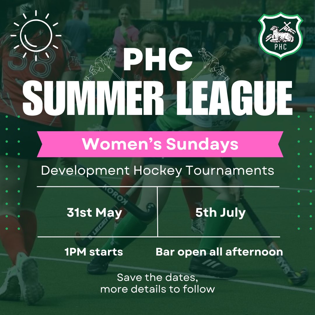 PrestonHC1903's tweet image. SAVE THE DATES 🏑☀️

Super Saturdays:
13th June 🏳️‍🌈 (Pride themed)
18th July

Women’s Sundays:
31st May
5th July

Umpire Development events:
31st May
5th July

Booking forms for these events will go live in the coming weeks, stay tuned!

#phc #preston #hockey #summerleague #umpire