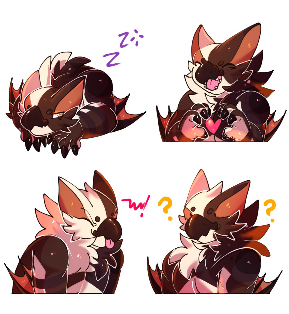 Matrixdragonn's tweet photo. 4 Expressions/emotes Kofi c0mm for Cobra https://t.co/G5g7p5mJ72
