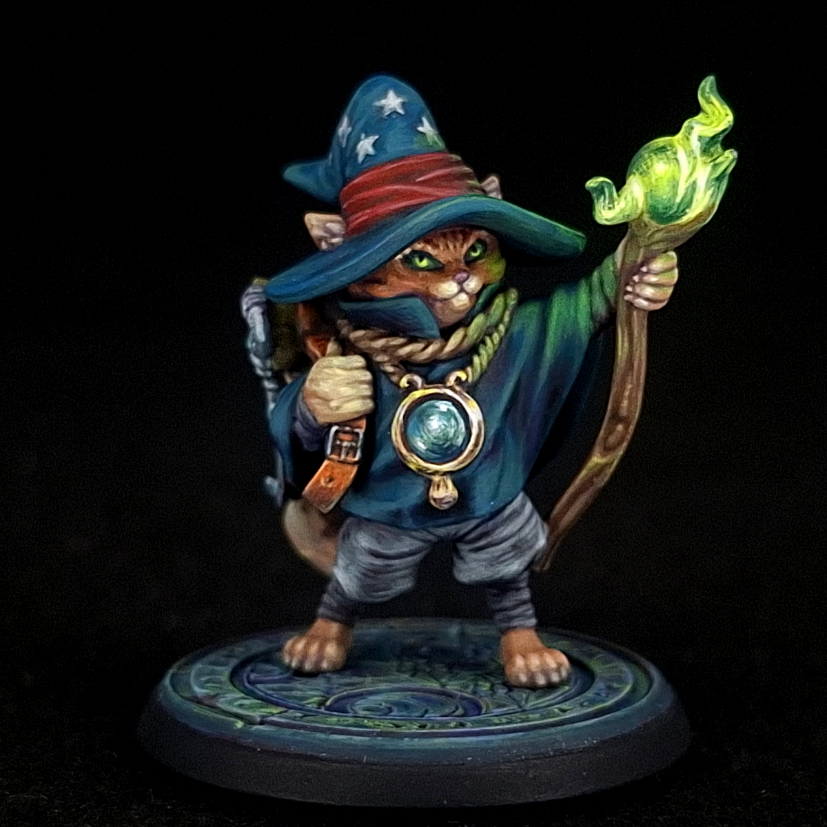 CatlordMini's tweet image. Callum the Tabaxi Wizard / Cat Mage is finally done, despite the size, this is still a very cute looking mini. Which also itched me to do more cat minis in future 🐱#miniaturepainting #DnD 

- Twin Goddess - 25mm base - 30mm size
