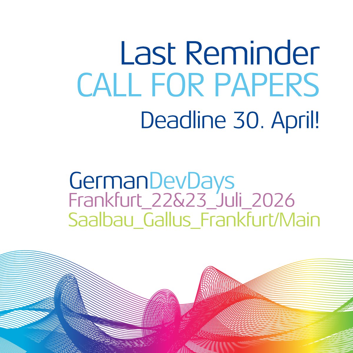GDD - GermanDevDays 🌈 tweet media