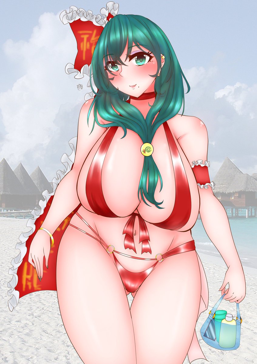 #なんの脈絡もなく水着イラストを再掲して最近フォローしてくれたフォロワーを怖がらせましょう 