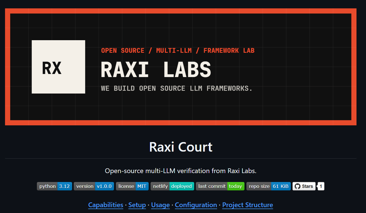 RaxiLabs's tweet photo. We just dropped the latest (and cleanest) README banner in our project history. Check it out here:

https://t.co/zjqq79aU4t https://t.co/Q47mnqu7XG