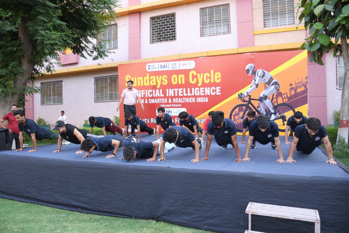 SAI_Gandhinagar's tweet image. India, powered by the potential of Artificial Intelligence. 🇮🇳

AI isn't just about code; it’s about smarter diagnostics, cleaner air, and better lives. 

Thanks to everyone who joined the movement!

#HealthierIndia #SAIRCGandhinagar #CyclingLife #Jaipur #Alwar