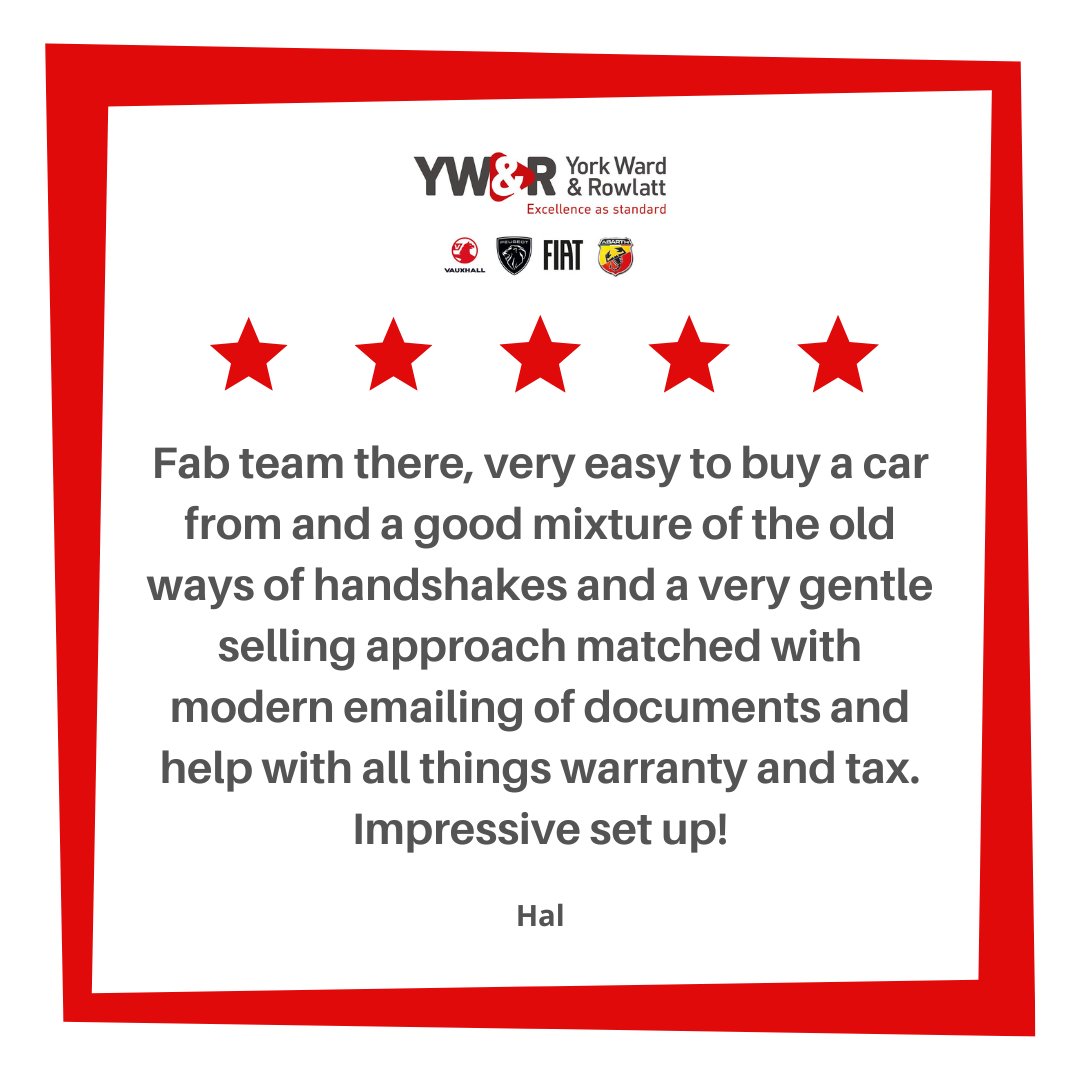 YWRVauxhall's tweet image. Thank you, Hal! 🙌

We’re proud to offer a friendly, no-pressure experience with the perfect mix of personal service and modern convenience.

Great to hear you enjoyed your journey with us! 🚗✨

#Vauxhall #CustomerFeedback #Northants