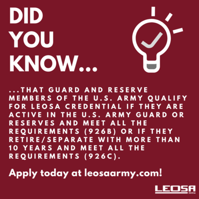 LEOSA - Defense Consulting Services tweet media