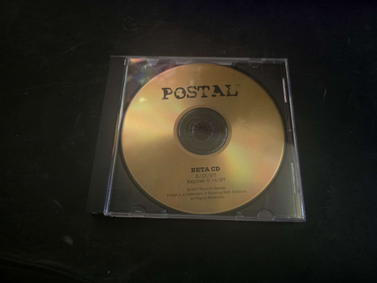 NamiyoVT's tweet photo. @RWSstudios I got one of your beta CDs for Postal, seems to be a build that hasn't been dumped yet. https://t.co/ibuul6kqmq