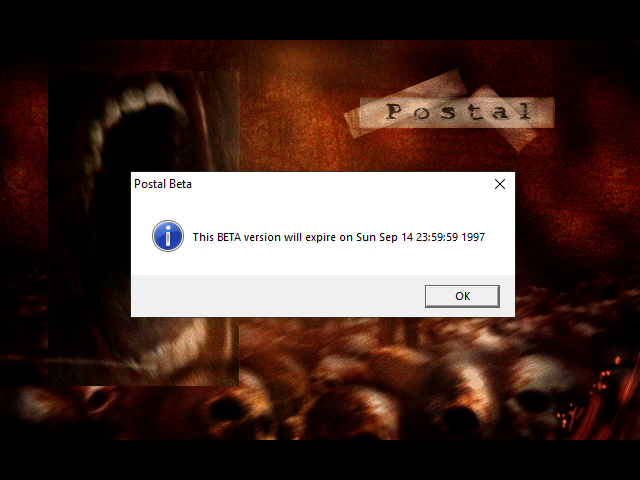 NamiyoVT's tweet photo. @RWSstudios I got one of your beta CDs for Postal, seems to be a build that hasn't been dumped yet. https://t.co/ibuul6kqmq