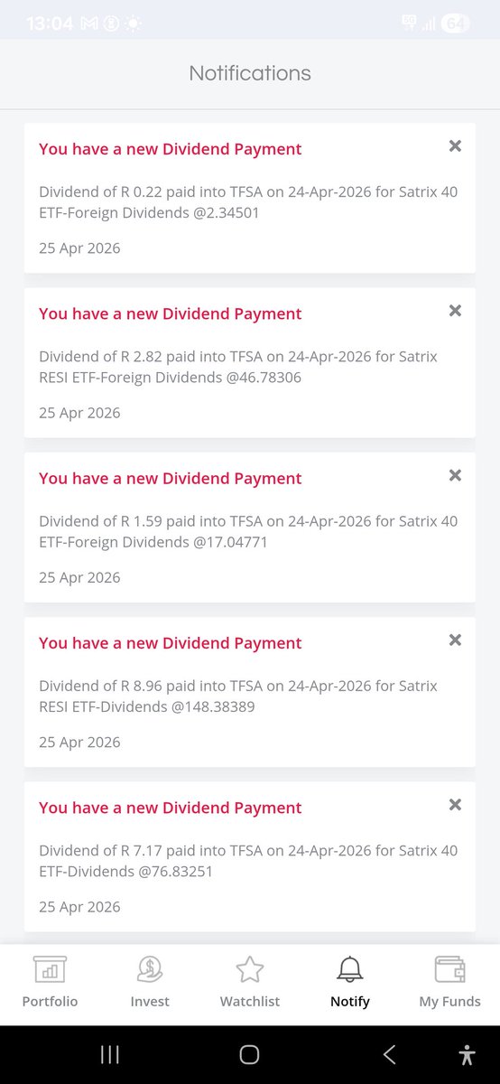 with_luthando's tweet photo. @SoupLorrd My first ever dividends 🫴🏽 https://t.co/aqu4xSYaIX
