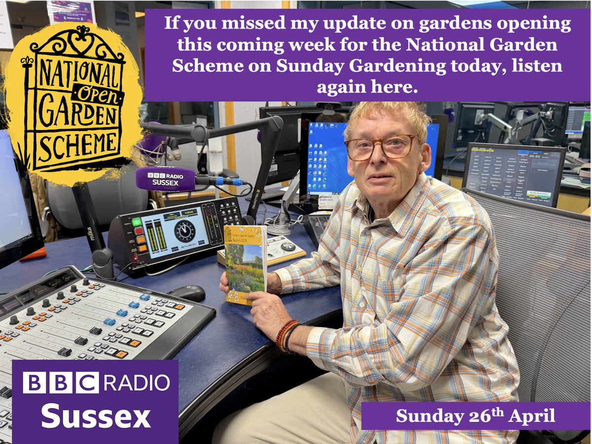 driftwoodbysea's tweet image. If you missed me earlier on @BBCSussex  with @patmarsh  you can listen again here. geoffstonebanks.co.uk/ngsmedia/radio… #sussex #gardening #charity