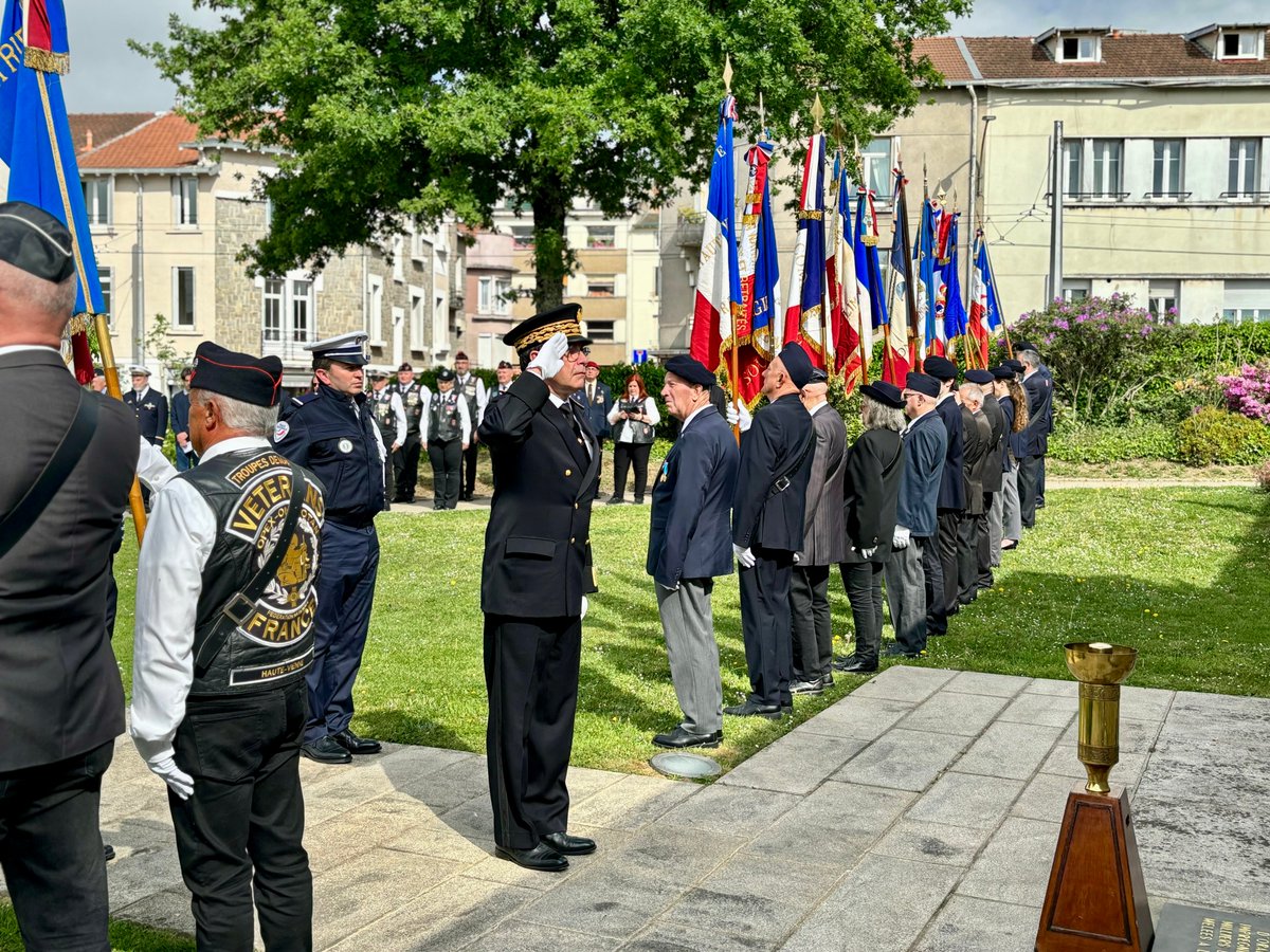 Image de Préfet de la Haute-Vienne - #DevoirDeMémoire | 🇫🇷 Ce matin, Maurice Barate, préfet de la #HauteVienne, a présidé la #Cérémonie