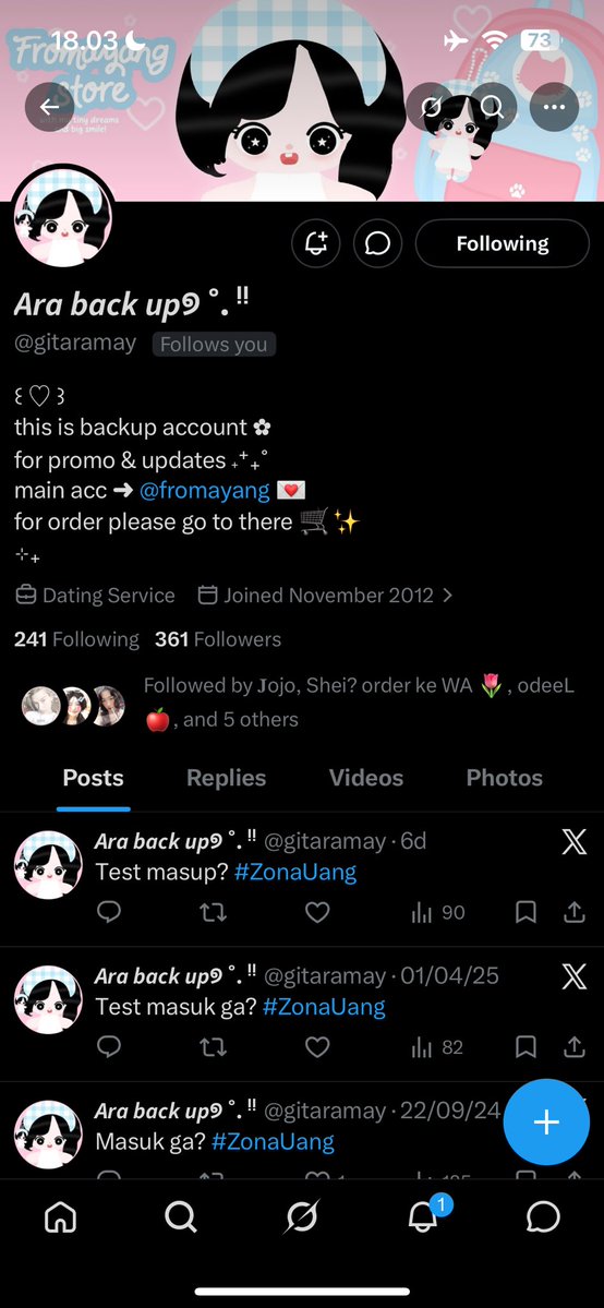 𝐀𝐫𝐚𐙚 Order ke wa!! tweet media