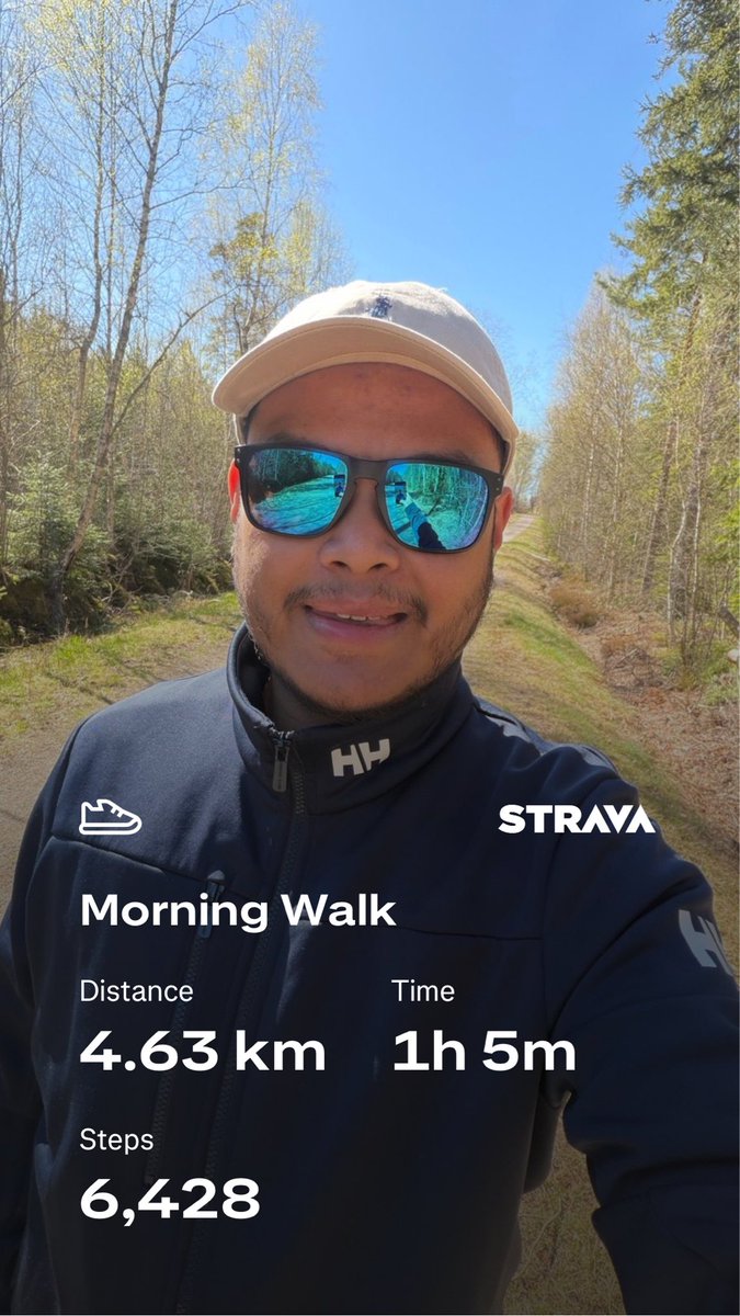 Got my recovery walk in despite being sick 5 days into Sweden 🤧🚶‍♂️ Fresh air fixes everything… almost