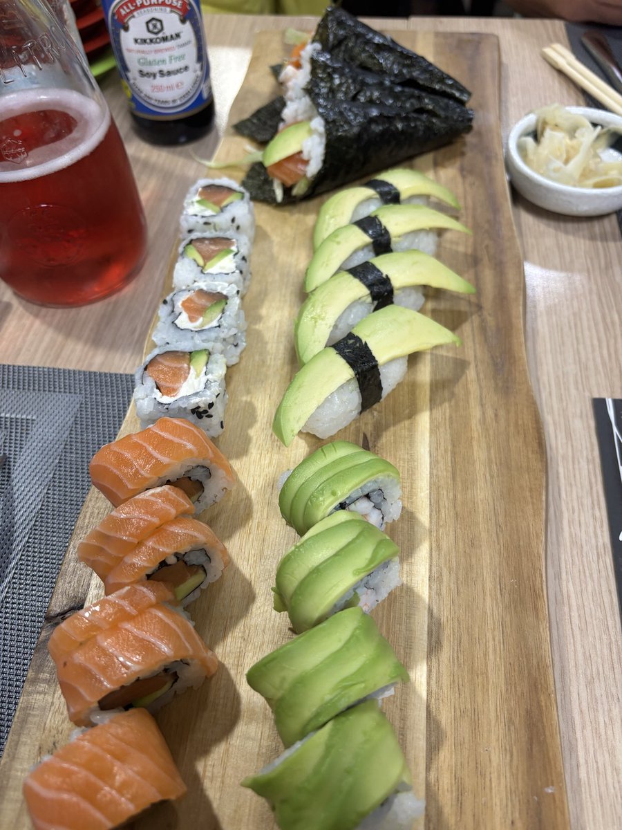 sushi di ieri sera 😙😙