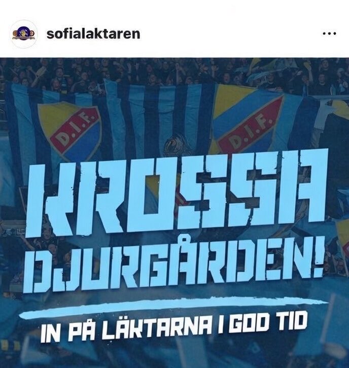 LipaRush's tweet photo. #dif #hif #djurgården #hammarby

Verkar som att Sofia har rökt på…. https://t.co/KEj1PfdqrA