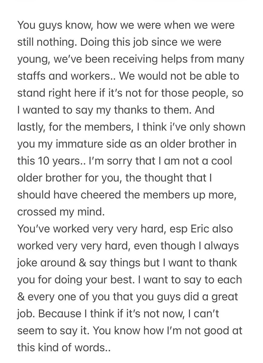 darongtwt's tweet photo. this part from hyunjae’s ment today.. 🥺 https://t.co/XGrHIwttJq