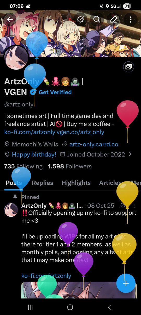 ArtzOnly 🍡🐙👧🧟♀️ | VGEN tweet media