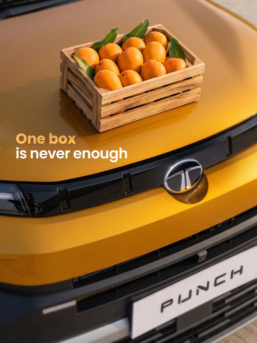 TataMotors_Cars's tweet photo. Planned for a few. Packed 210L.
#CommandMax #TataMotors #TataMotorsPassengerVehicles #TataPunch #NewPunch #CommandWithPunch https://t.co/JaxdLSxBCR