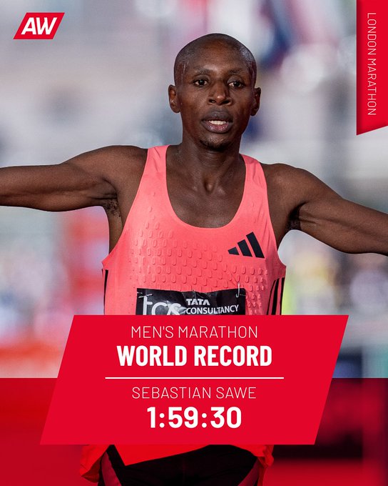 mungamd's tweet photo. Finally the elusive sub 2 in 42km marathon..Well done Sawe..👏👏🫡🇰🇪 https://t.co/RzbAlz5zaS