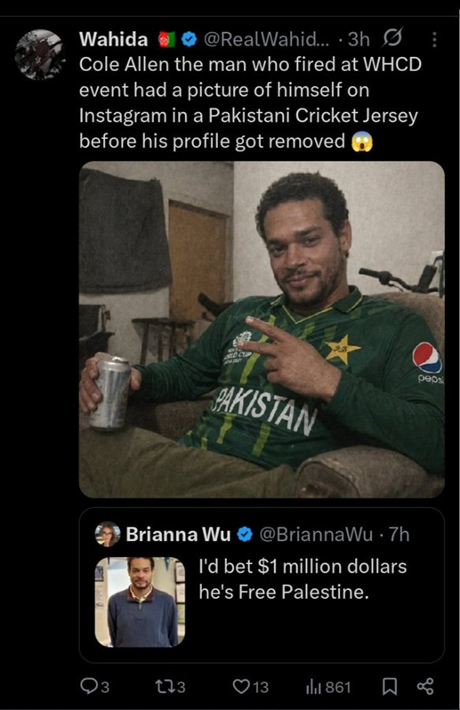 TrishaPixie's tweet photo. @SadiasOfficial @CBSNews Really?? Are you sure it wasn't a Pakistani cricket jersey?! https://t.co/PkrdTjg7j2