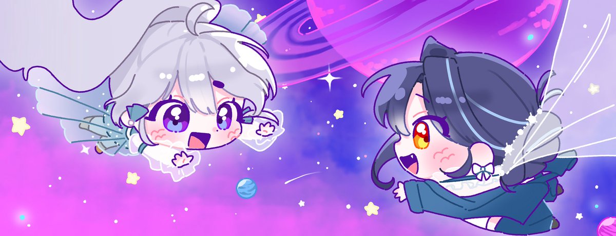 최근 그린 그림들 중에 가장 맘에 들엇던 커미션,,,