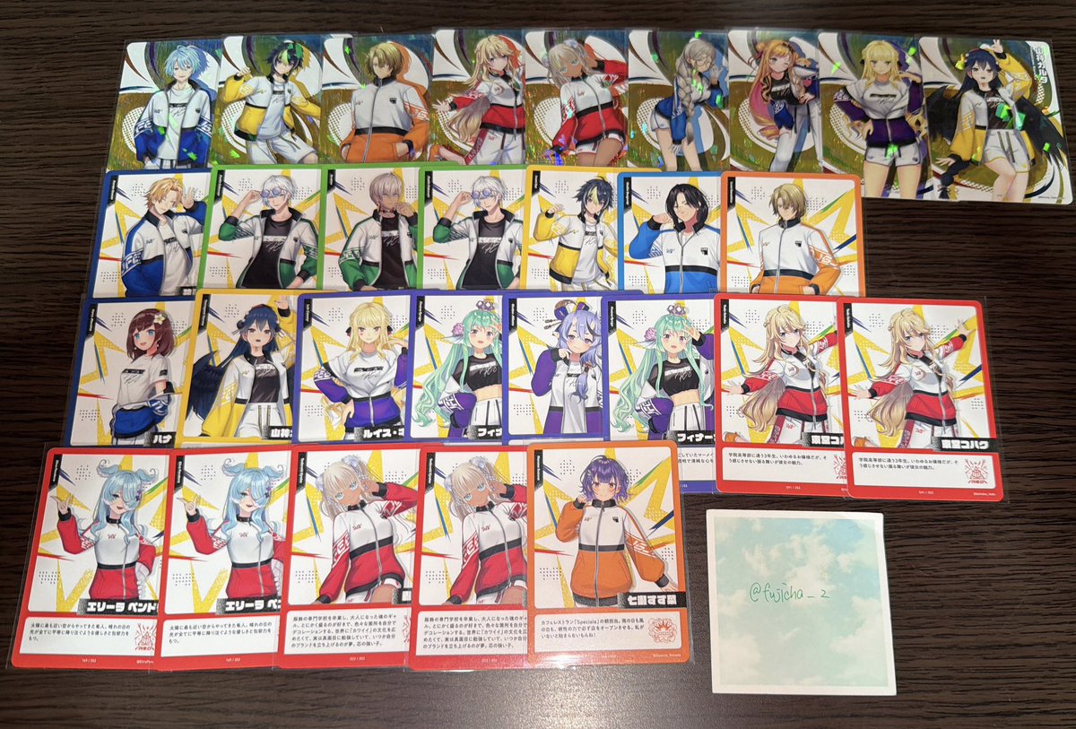 fujicha__2's tweet photo. にじさんじ 交換 譲渡 郵送 
にじフェス2026
コレクションカード Dパック

譲 1枚目の方々

求 2枚目、1部希望金額にて譲渡可

1部比較違い交換◎

初回様、プロカ必読。

お気軽にお声がけ下さい！！ https://t.co/GWUpm5CAoj