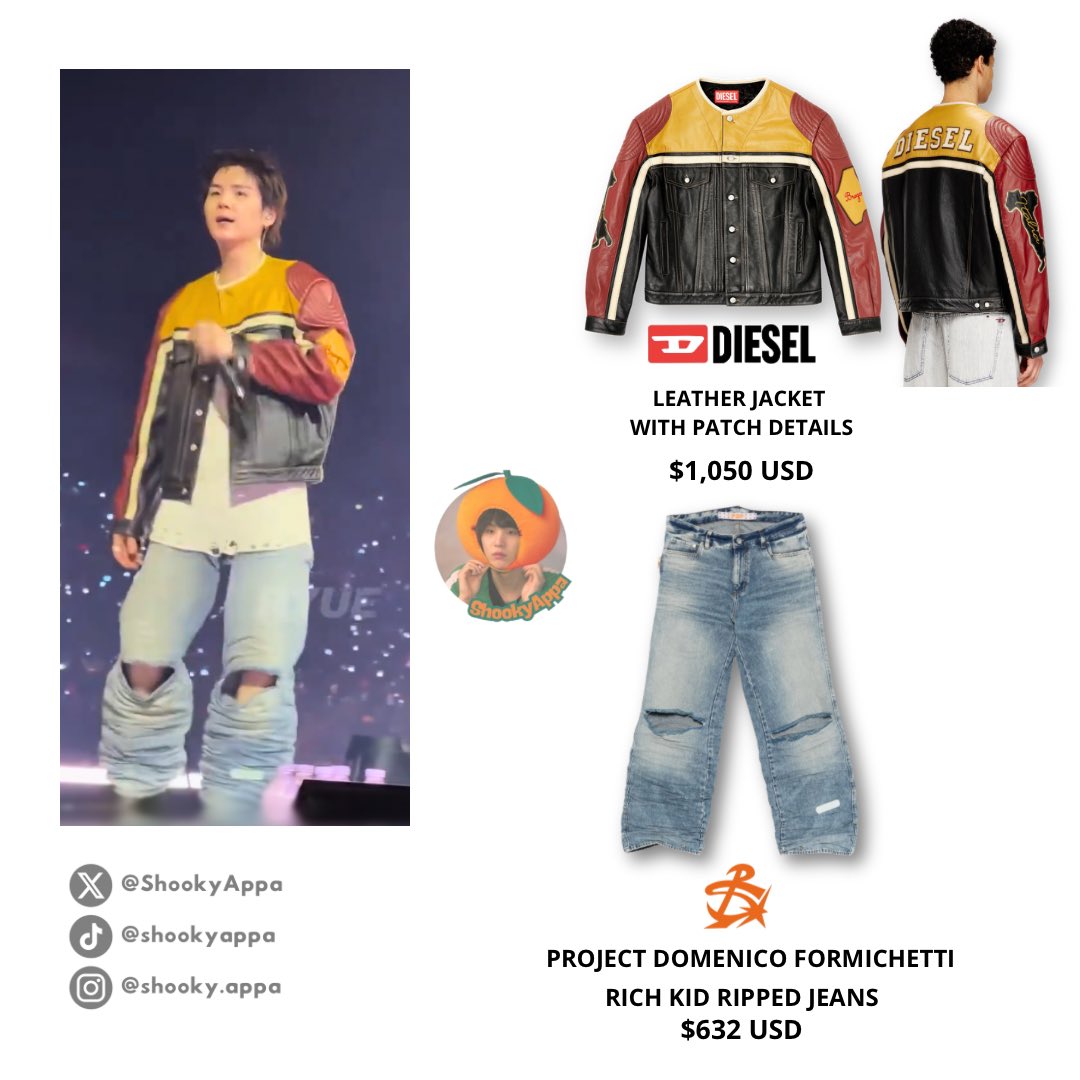 260426] Yoongi's outfit at the BTS World Tour 'ARIRANG' Tampa Day
