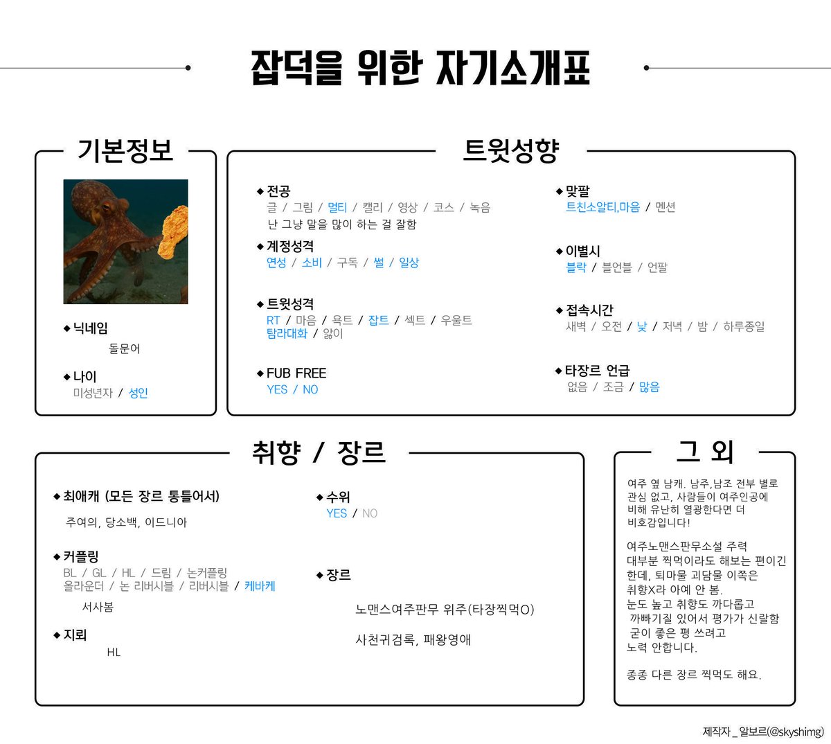 돌문어 tweet media