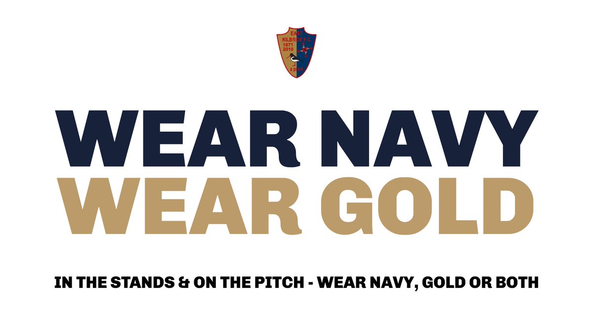 officialEKFC's tweet photo. Wear ๐ต, Wear ๐ช, or Wear BOTH.
From the stands to the pitch - we are asking #EverythingFromEveryone as we join together in our club colours of navy and gold in our final league match of 2025/26.
๐ฃ Please back the team by wearing navy and gold. https://t.co/lpdNkjf6f8
