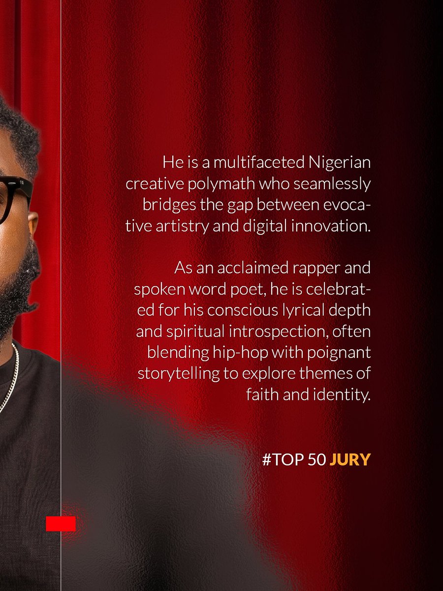 micdropglobal's tweet photo. Next up on the Mic Drop Top 50 jury is @mrtobitoun โ a creative powerhouse. ๐ฅ
Welcome aboard.
#mymicdropentry #micdroplive #micdrop๐ค #spokenwordpoetry #top50 https://t.co/j3xxBDKlfy