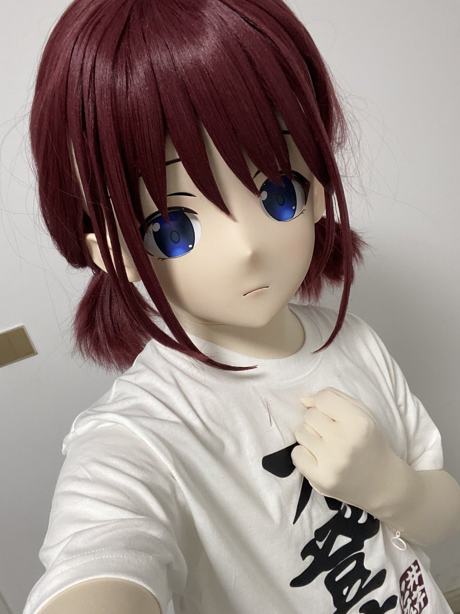 Emptring's tweet photo. 几张不登校Nina☝🏻#Kigurumi #井芹仁菜 #着ぐるみ #GirlsBandCry https://t.co/OELznwCjG4