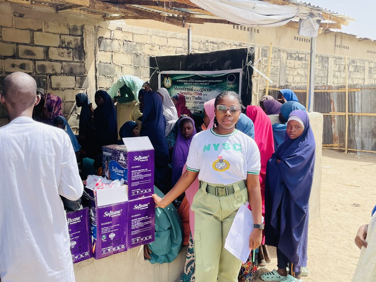 _PromiseIsaiah's tweet photo. What started as a simple idea turned into a journey that really stretched me.

In Borno state, I saw how many adolescent girls, especially those out of school and from underprivileged homes, still lack access to proper menstrual hygiene knowledge… https://t.co/eaGOod4hZn